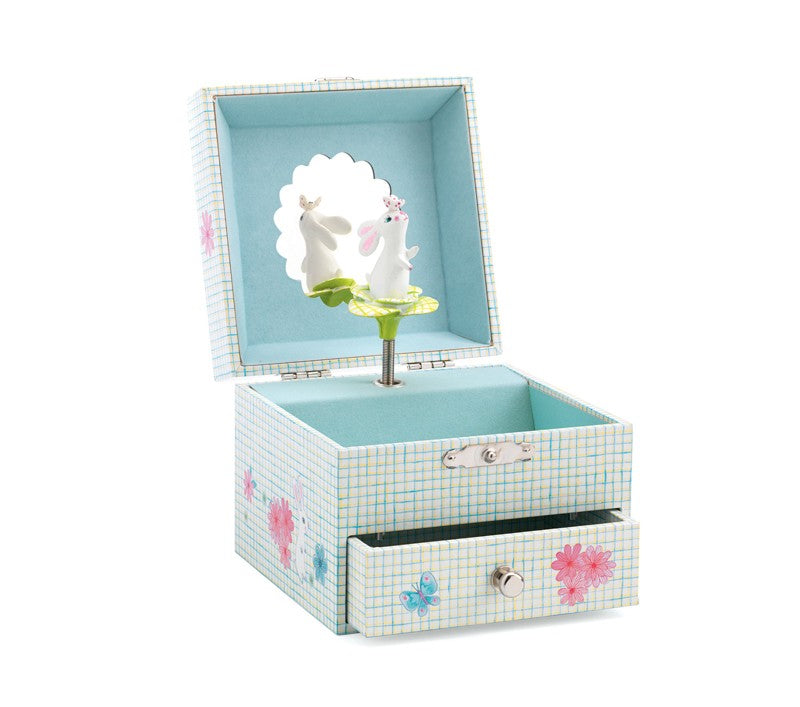 DJECO - SWEET RABBITS SONG MUSIC JEWELLERY BOX 