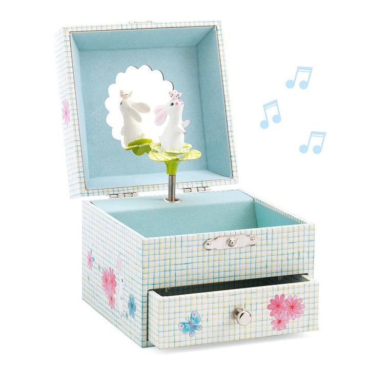 DJECO - SWEET RABBITS SONG MUSIC JEWELLERY BOX 