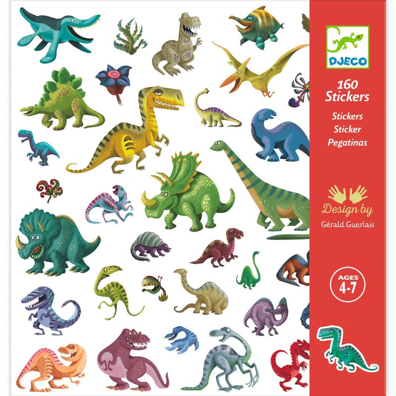 DJECO - STICKERS: DINOSAURS 