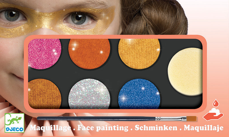 DJECO - FACE PAINT  PALETTE METALLIC 