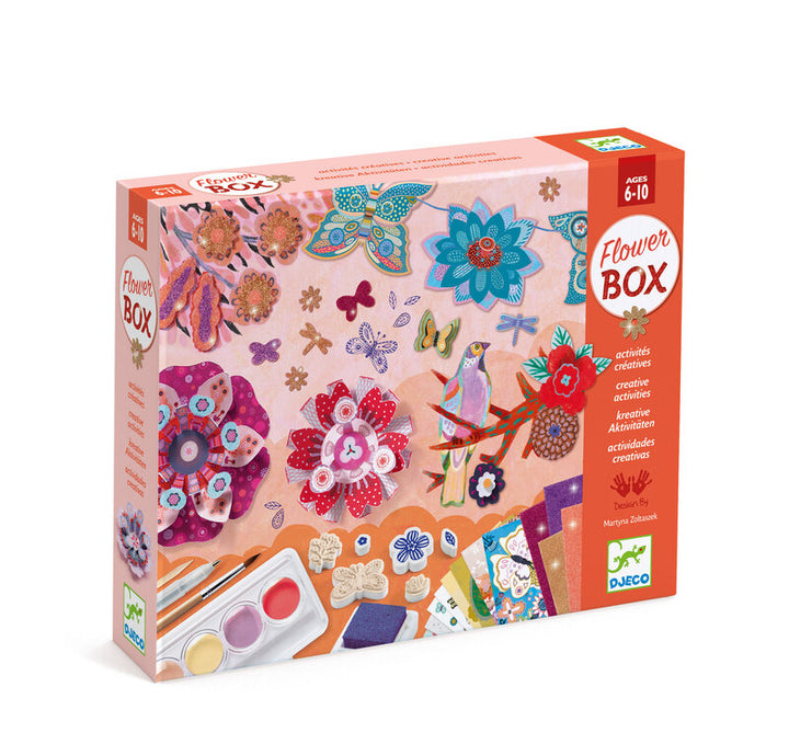 DJECO - MULTI CRAFT BOX SET: THE FLOWER GARDEN 