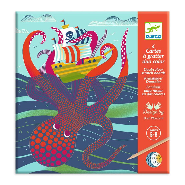 DJECO - SCRATCH CARDS: TOPSY TURVY 