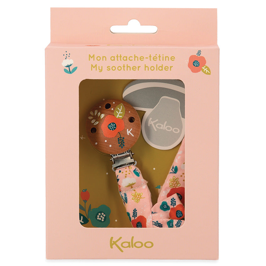 Kaloo - Kdoux Pacifier Holder Poppy