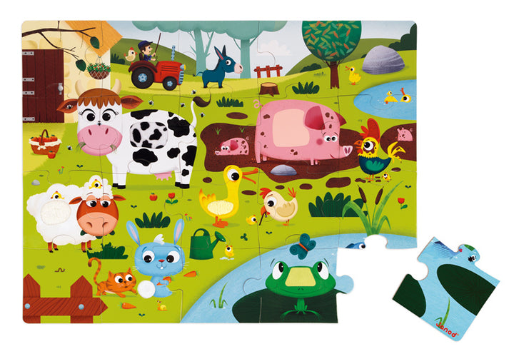 JANOD - TACTILE PUZZLE FARM 