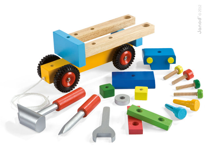 JANOD - BRICOKIDS: DIY TOOL KIT TRUCK 