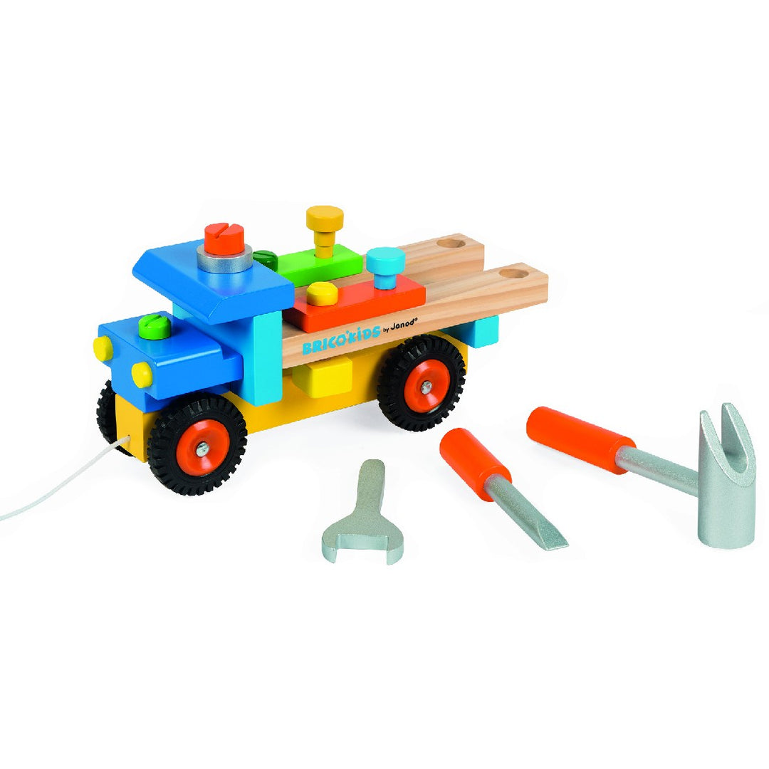 JANOD - BRICOKIDS: DIY TOOL KIT TRUCK 