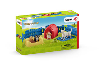 SCHLEICH - PUPPY PEN 