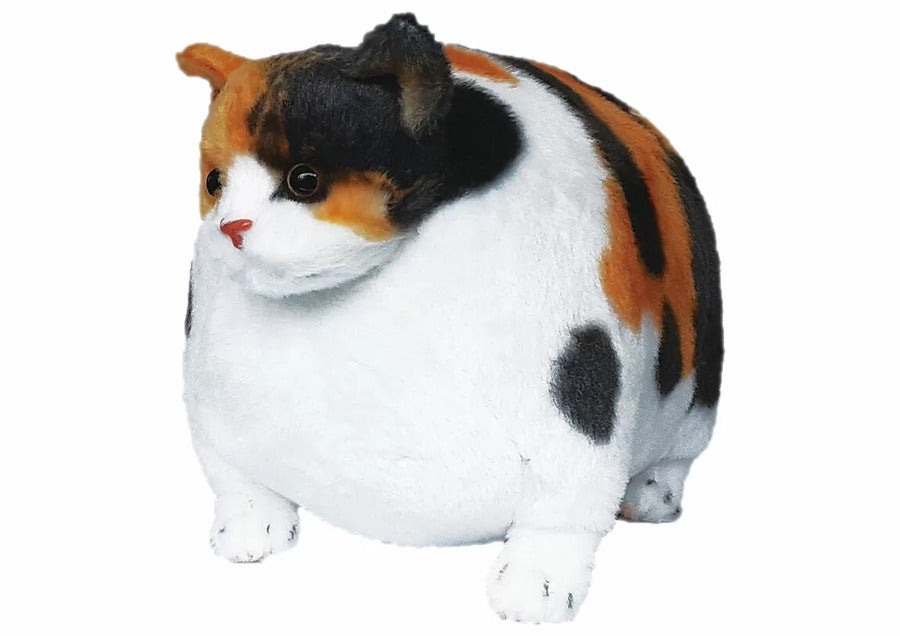 TACCHII ZOO PLUSHIE - NORMAL FAT CAT PLUSHIE: CALICO