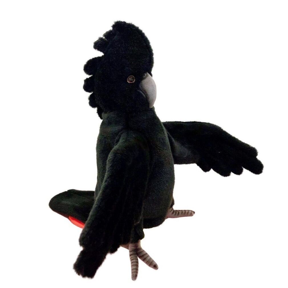 HANSA - HAND PUPPET: BLACK COCKATOO 