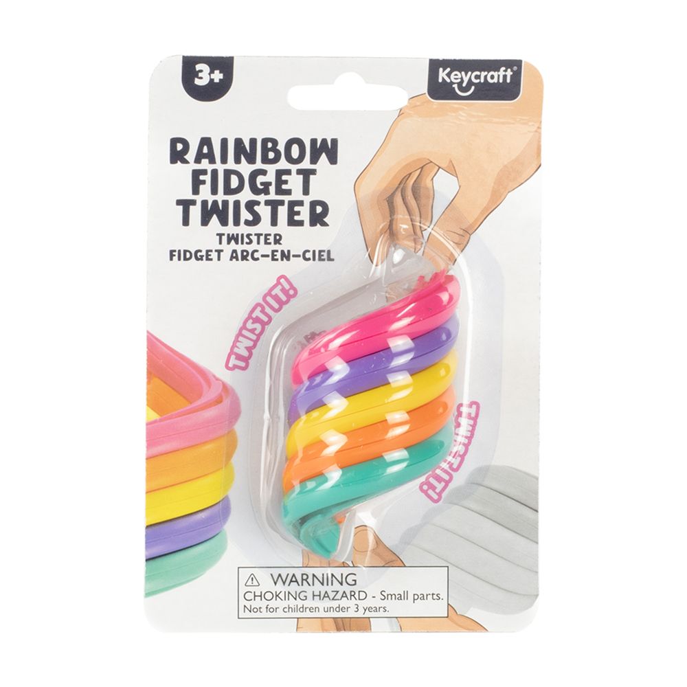 KEYCRAFT - RAINBOW FIDGET TWISTER