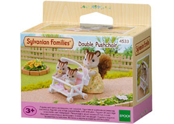 SYLVANIAN FAMILIES - DOUBLE PUSH CHAIR FOR TWINS