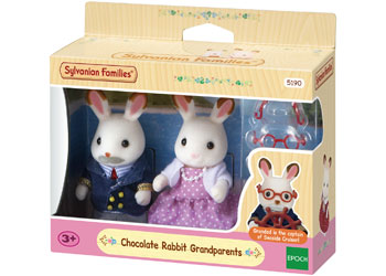 SYLVANIAN FAMILIES - CHOCOLATE RABBIT GRANDPARENTS