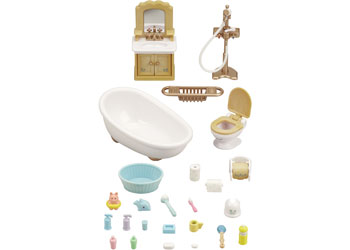 SYLVANIAN FAMILIES - COUNTRY BATHROM SET