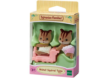 SYLVANIAN FAMILIES - WALNUT SQUIRREL TWINS 