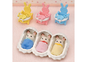 SYLVANIAN FAMILIES - TRIPLETS CARE SET