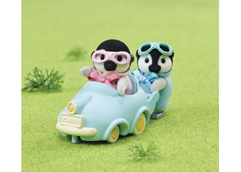 SYLVANIAN FAMILIES - PENGUIN BABIES RIDE N PLAY 