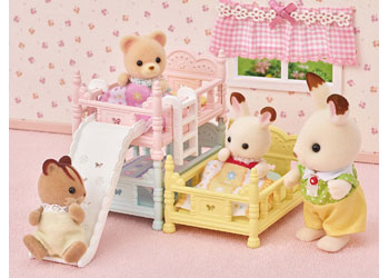 SYLVANIAN FAMILIES - TRIPLE BUNK BEDS 