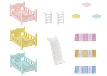 SYLVANIAN FAMILIES - TRIPLE BUNK BEDS 