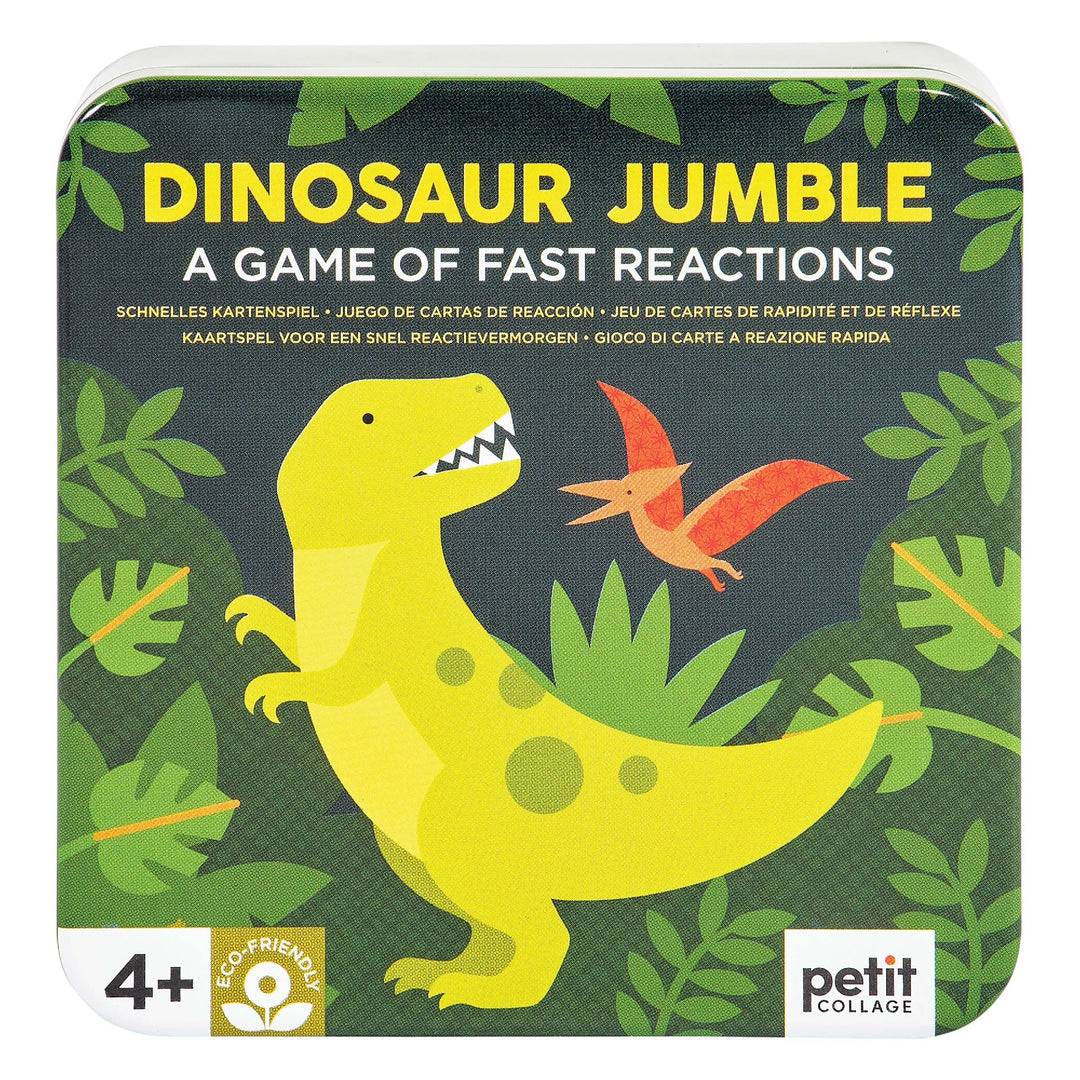 PETIT COLLAGE - DINOSAUR JUMBLE, A GAME OF FAST REACTIONS 