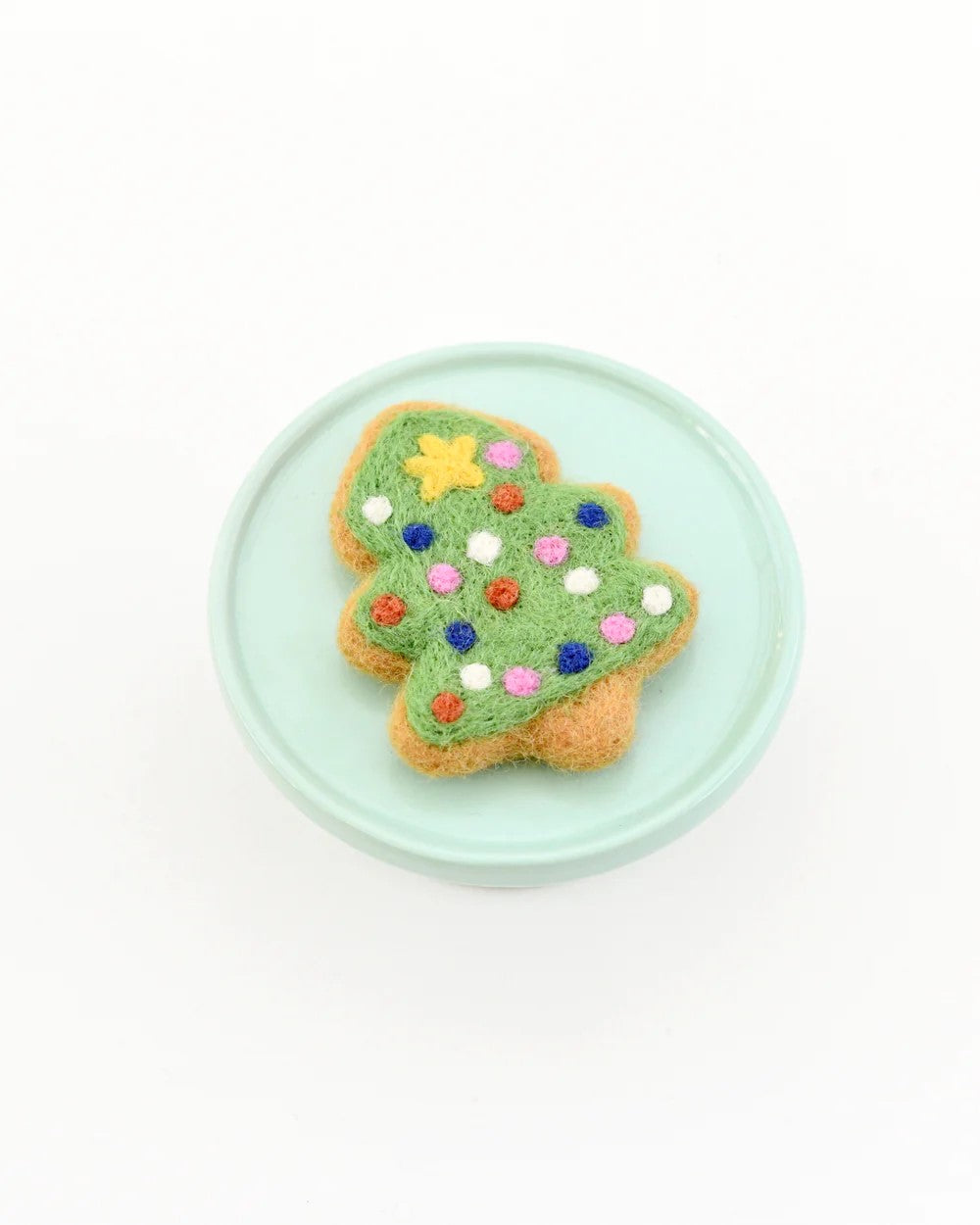 TARA TREASURES - FELT CHRISTMAS TREE COOKIE 