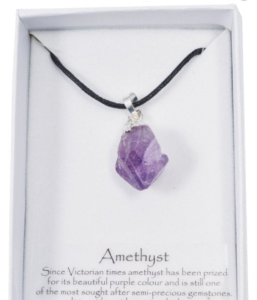 GEMSTONES - CRYSTAL POINT PENDANT