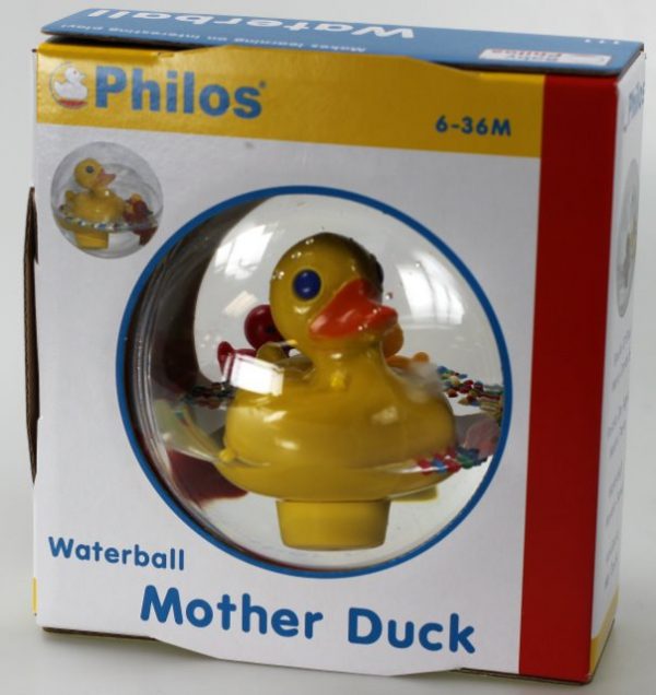 PHILOS - BABY BATH TOY WATER BALL WITH MOTHER DUCK