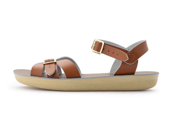 SALTWATER - ADULT BOARDWALK SANDAL: TAN [sz:ADULT 5]