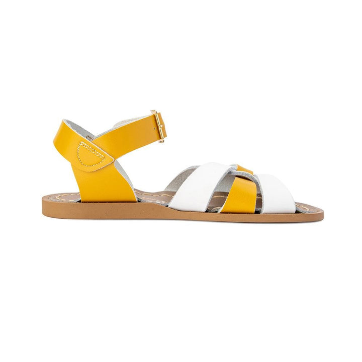 SALTWATER - MUSTARD/WHITE ORIGINAL MASH UP SANDAL [sz:INFANT 6]