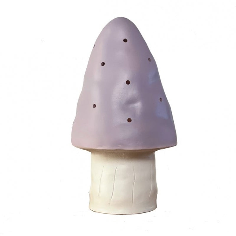 HEICO - SMALL LILAC MUSHROOM LAMP 