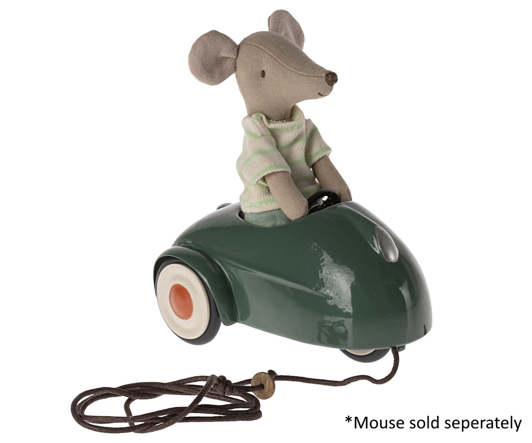 MAILEG - MOUSE: CAR DARK GREEN 