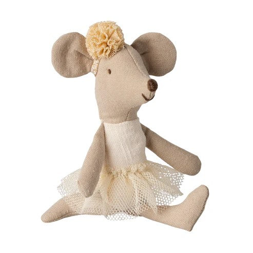 MAILEG - MOUSE: BALLERINA LITTLE SISTER OFF WHITE 