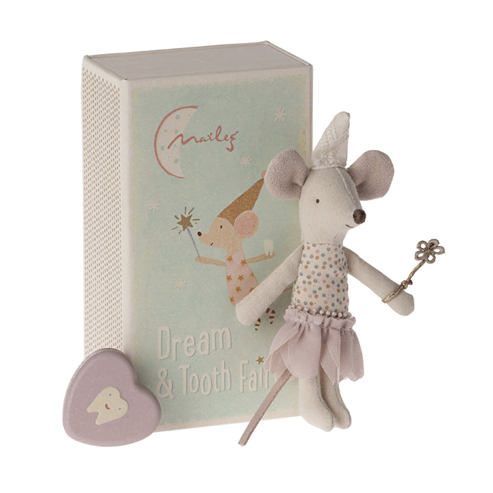 MAILEG - MOUSE: LITTLE SISTER TOOTH FAIRY IN A BOX 