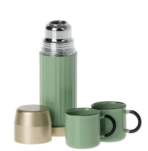 MAILEG - MINIATURE THERMOS AND CUPS MINT 