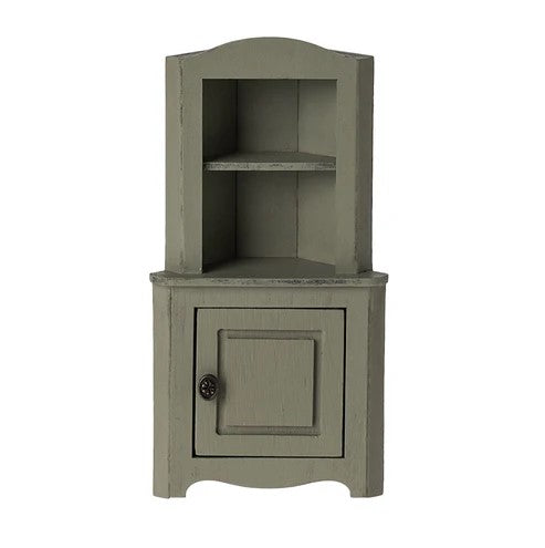 MAILEG - CORNER CABINET MOUSE: LIGHT GREEN 