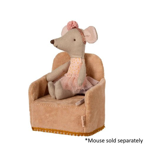 MAILEG - FURNITURE: MOUSE POWDER FOLDING CHAIR 