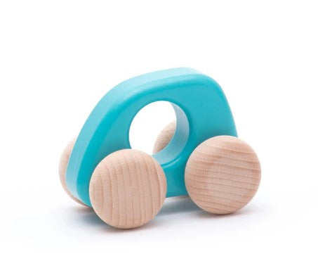 BAJO - WOODEN MINI AUTO: LIGHT BLUE