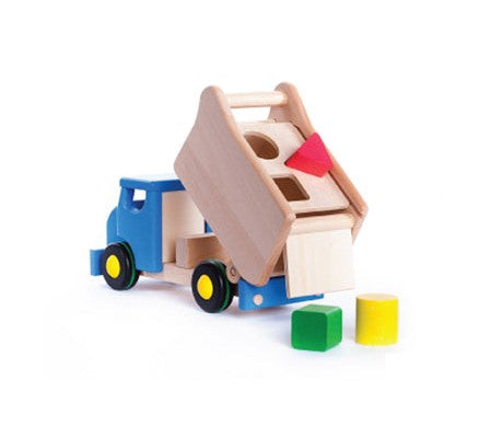 BAJO - WOODEN TIP TRUCK WITH SORTER 