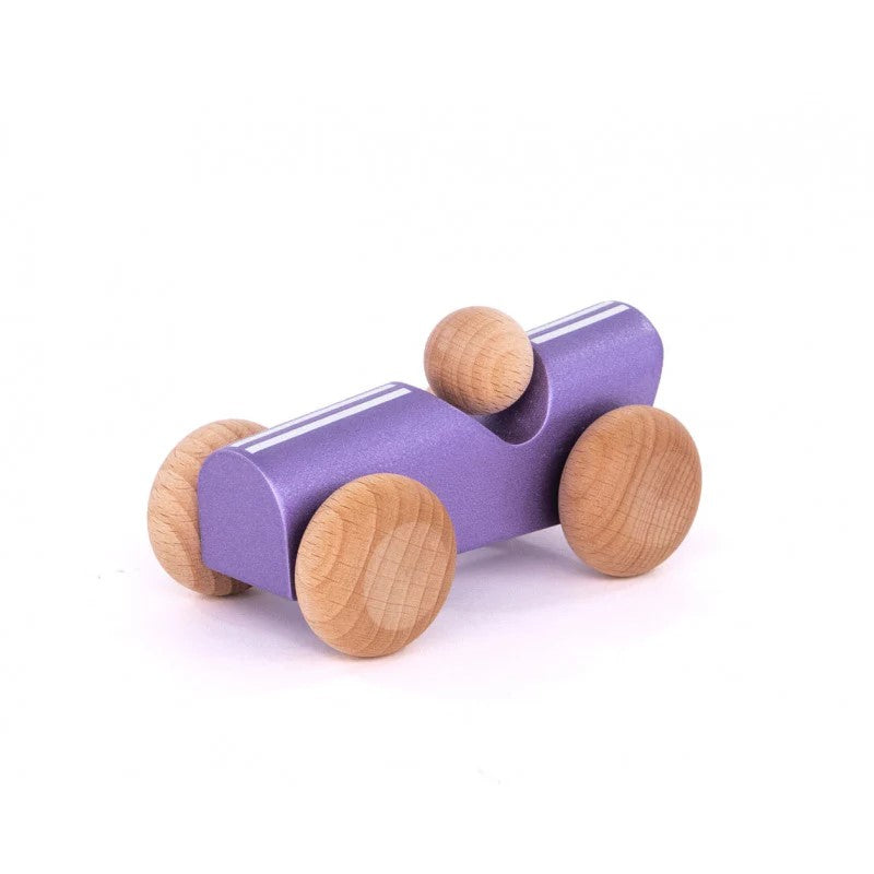 BAJO - WOODEN VINTAGE CAR: METALLIC VIOLET