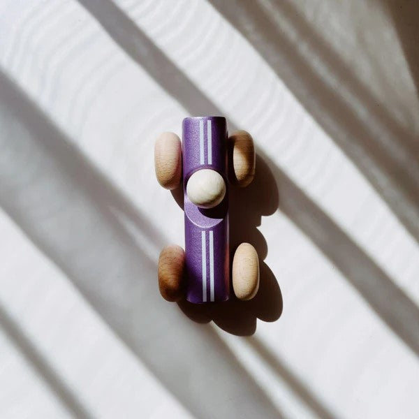 BAJO - WOODEN VINTAGE CAR: METALLIC VIOLET