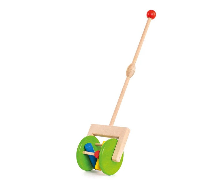 BAJO - WOODEN RATTLE PUSH ALONG