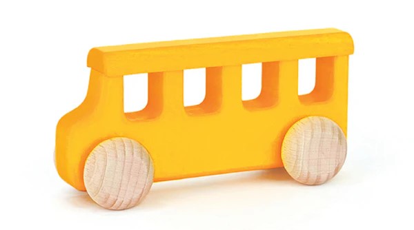 BAJO - WOODEN USA SCHOOL BUS 