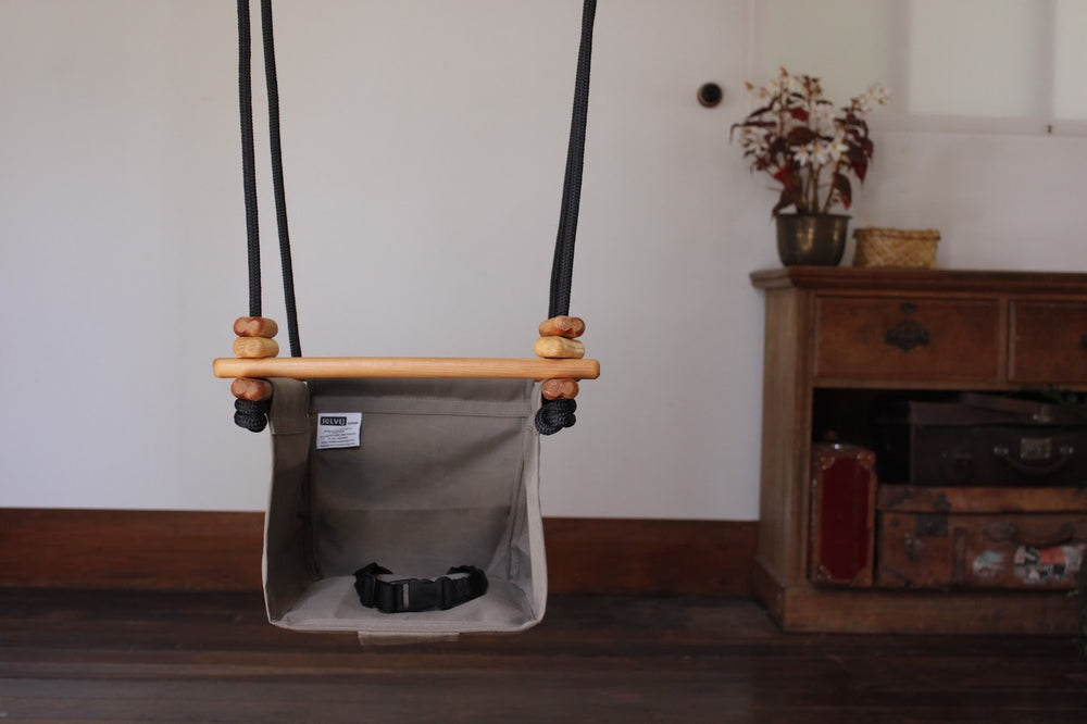 SOLVEJ - BABY TODDLER SWING: CLASSIC TAUPE 