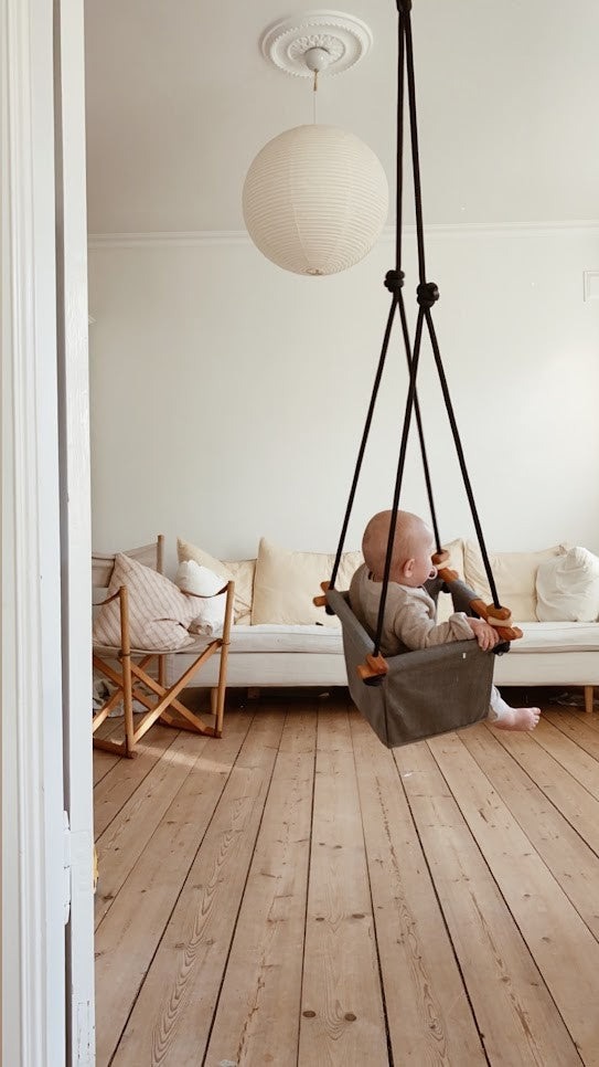 SOLVEJ - BABY TODDLER SWING: CLASSIC TAUPE 