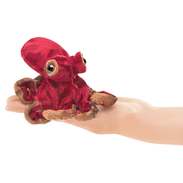 FOLKMANIS - FINGER PUPPET: RED OCTOPUS 