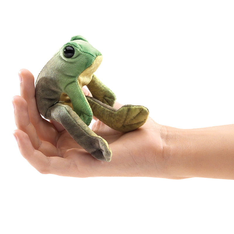 FOLKMANIS - FINGER PUPPET: MINI SITTING FROGS 