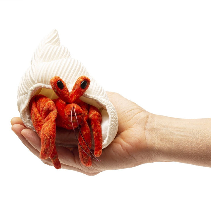 FOLKMANIS - FINGER PUPPET - MINI HERMIT CRAB