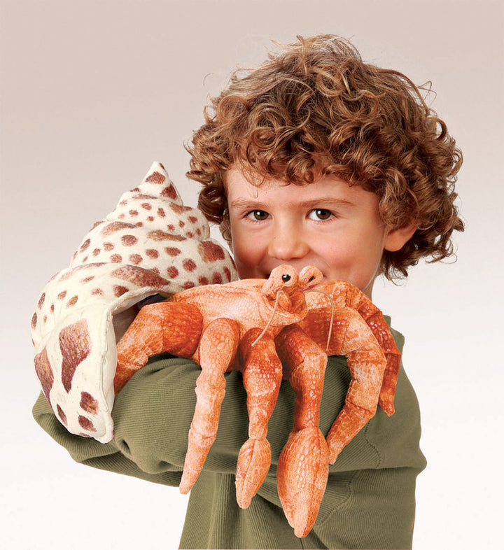 FOLKMANIS - HAND PUPPET: HERMIT CRAB 