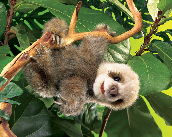 FOLKMANIS - HAND PUPPET - BABY SLOTH 