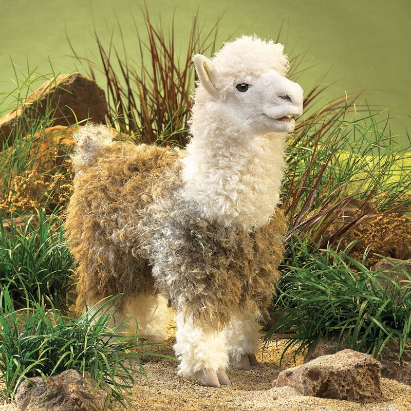 FOLKMANIS - HAND PUPPET - ALPACA 