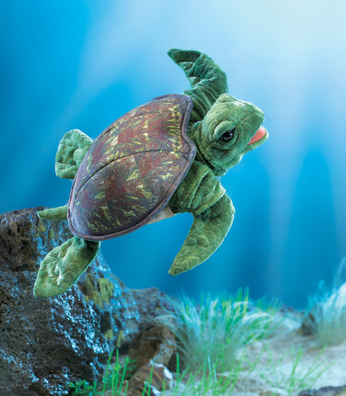 FOLKMANIS - HAND PUPPET: SEA TURTLE